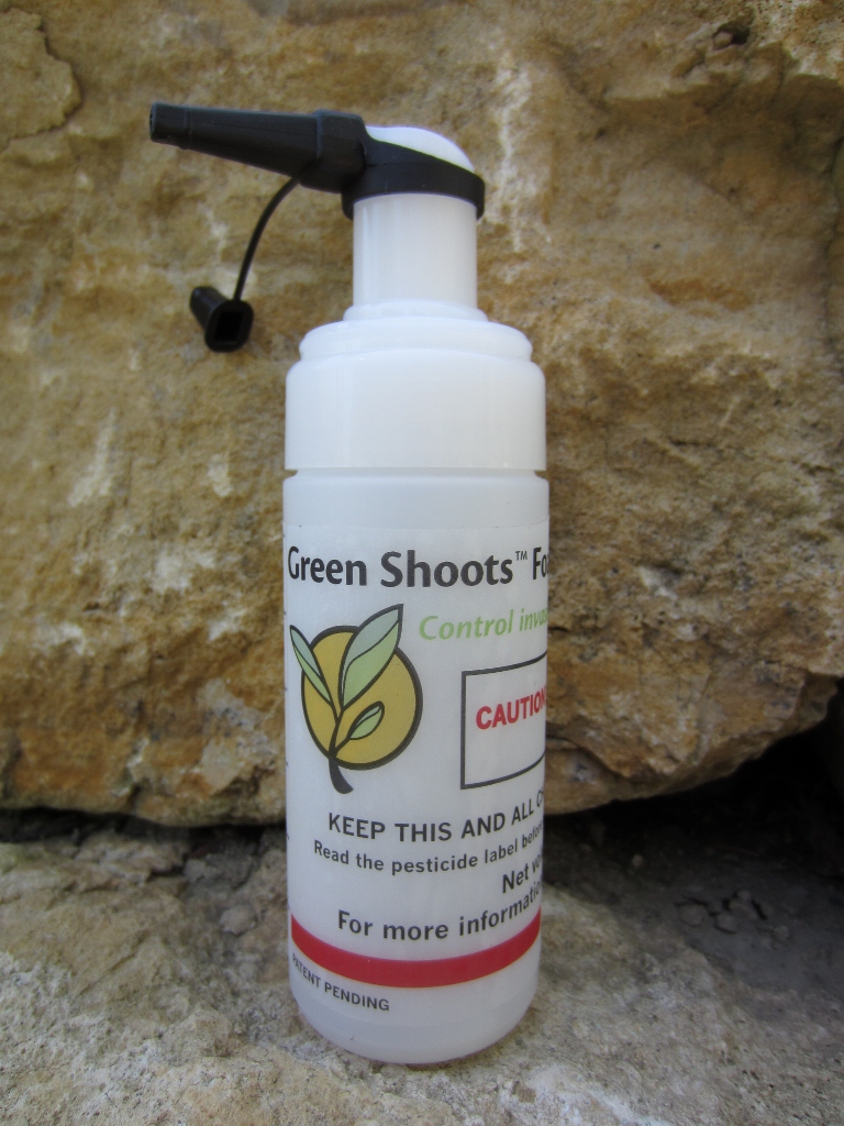 Wipe Applications Using Green Shoots Herbicide Foam Foamed Weed Killer